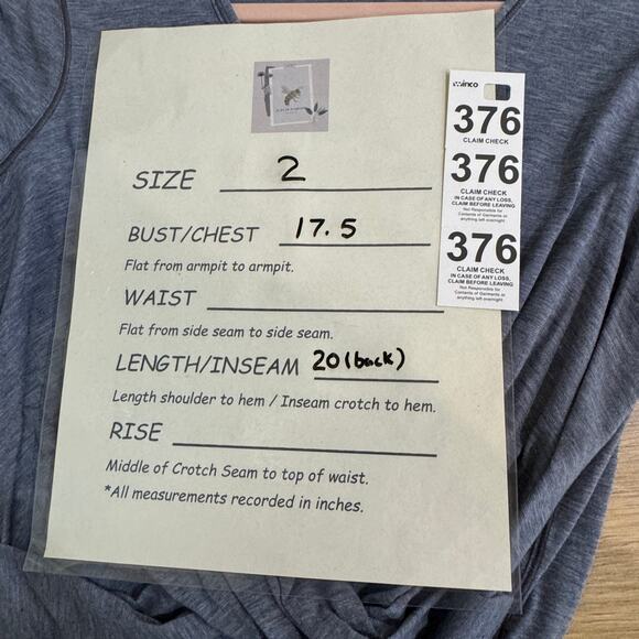 LULULEMON Do the Daily Short Sleeve Tee SZ 2 Blue Grey Heathered Workout T-shirt - Picture 7 of 7